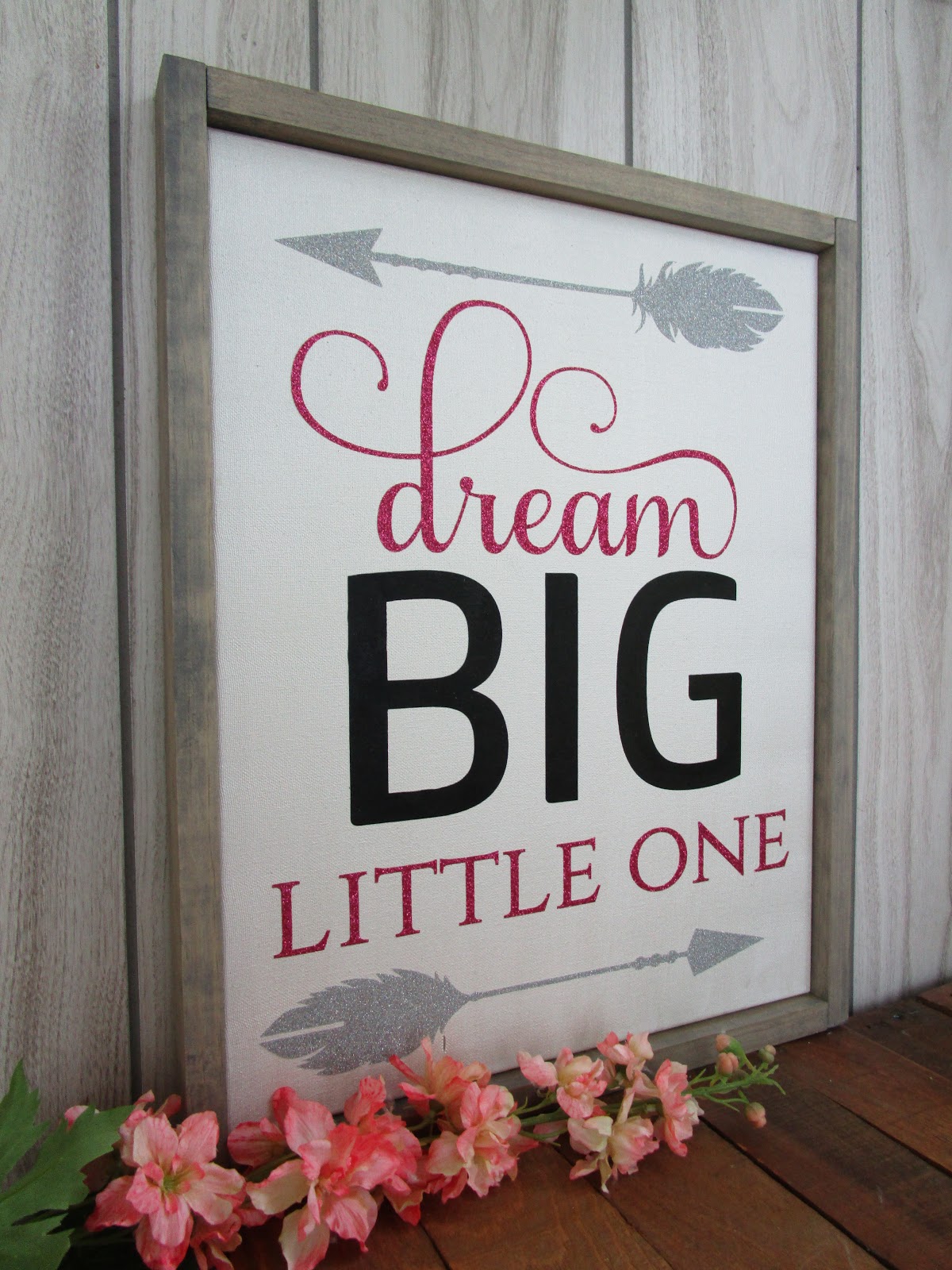 Northwoods Attic Glitter HTV + Canvas