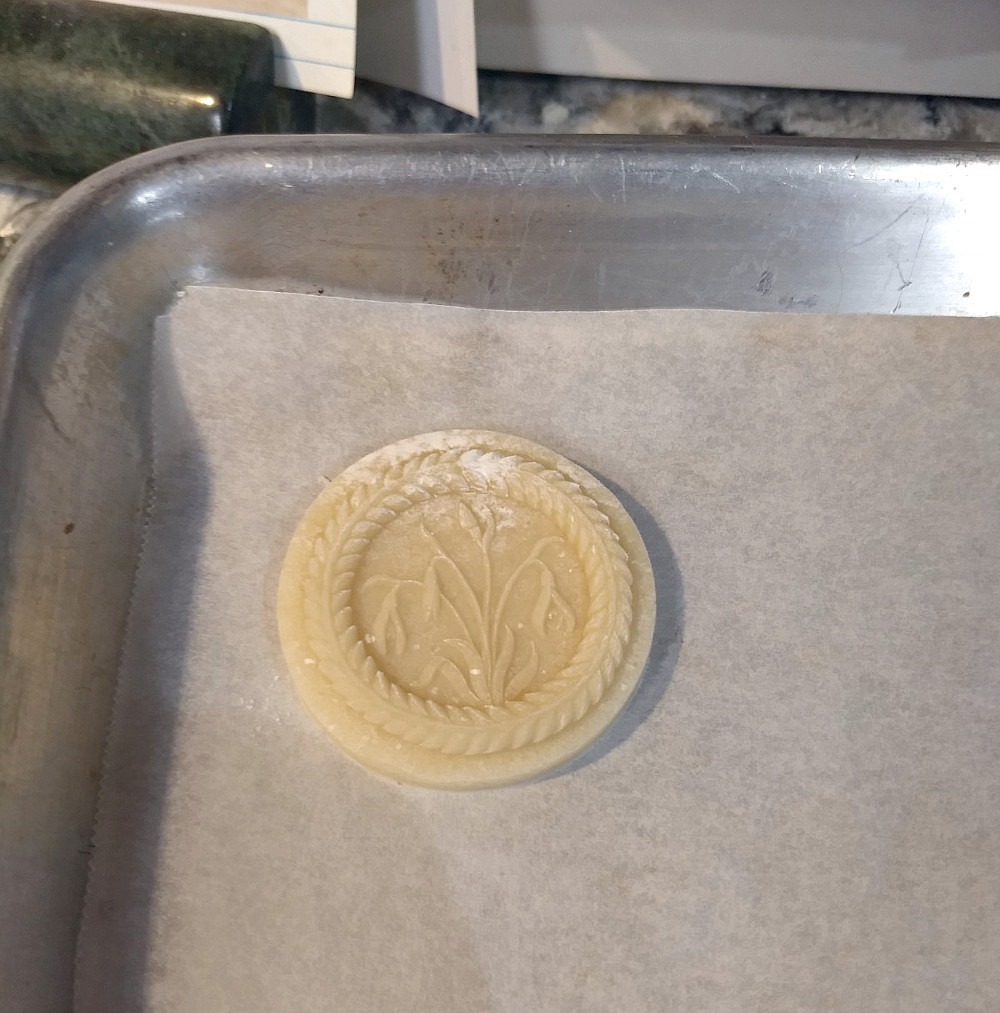 Culinary Alchemy: Frankfurter Brenten / White Marzipan Cookies - Molded ...