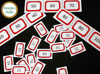 Rounding to the Nearest Ten Sorting Cards Game