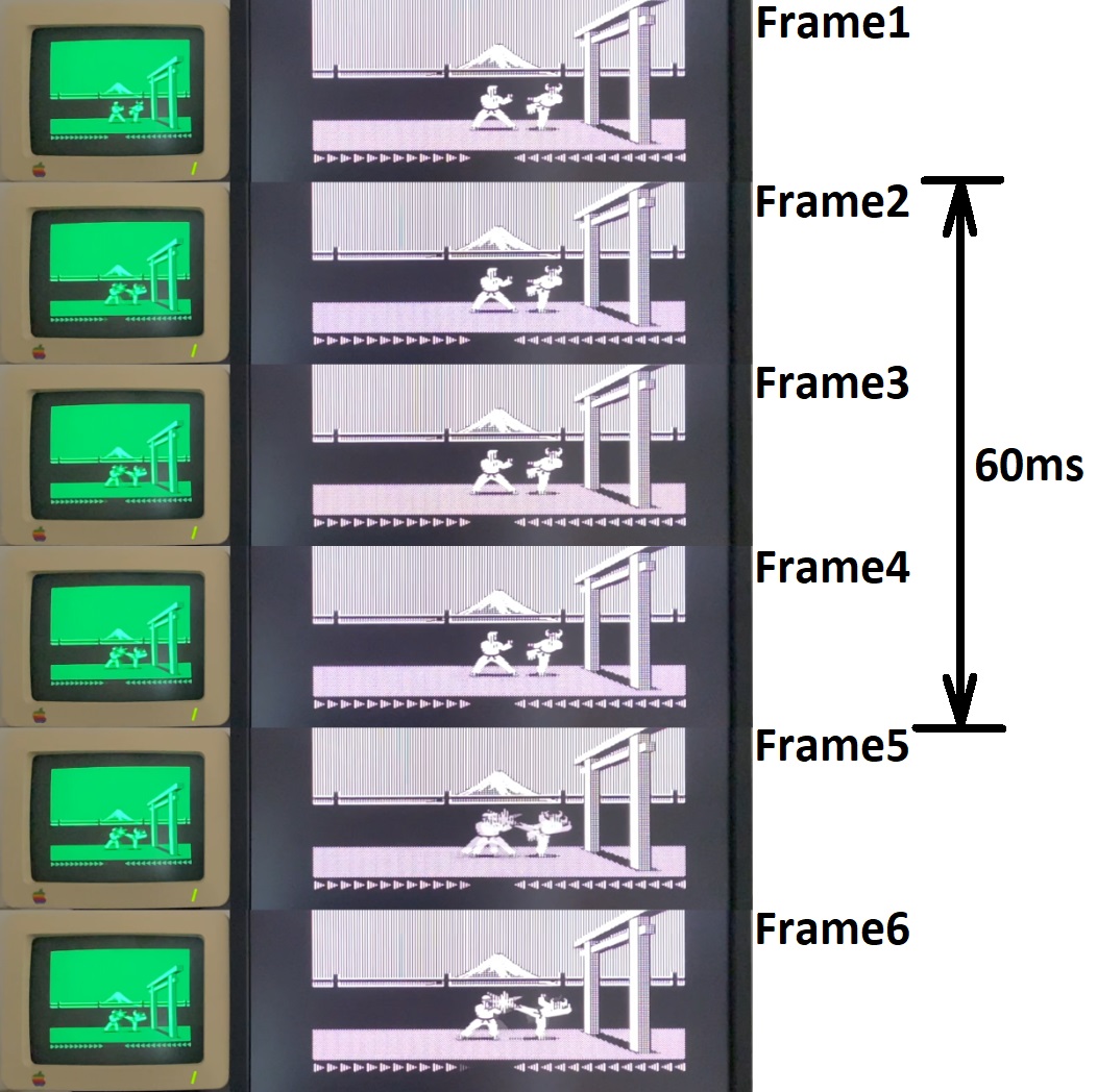Apple II Projects Modern Monitor Solutions Display Lag