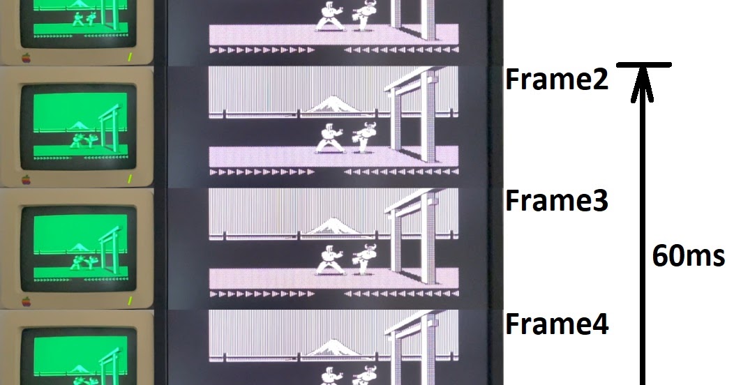 Apple II Projects Modern Monitor Solutions Display Lag