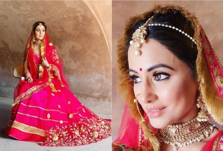 Bigg Boss 11 Contestant Hina Khan Bridal Photoshoot Is Viral On Instagram