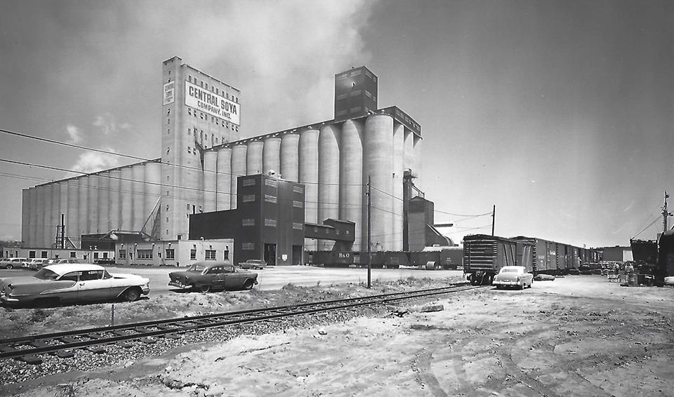 Industrial History Carrying Grain in Boxcars