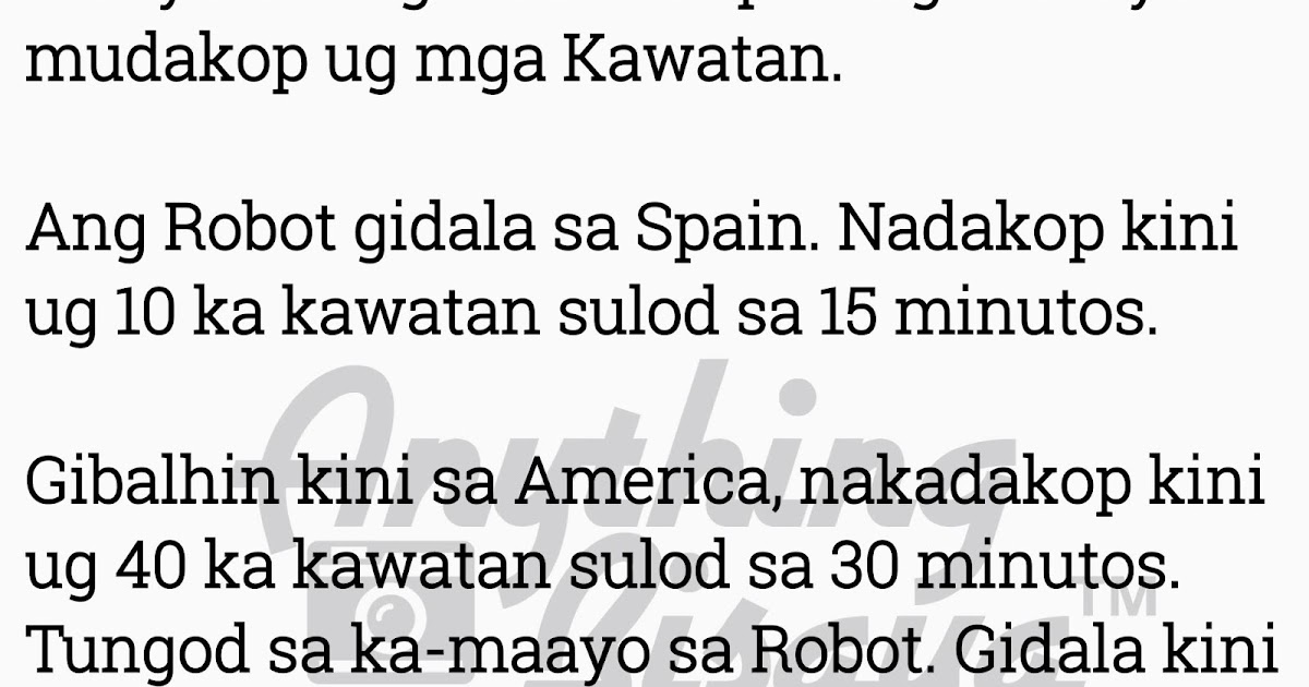 thesis statement of robot ang tatay ko