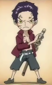 Colar com pingente de Kokuto Yoru - Anime: One Piece - Colar da espada do  Mihawk