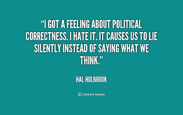 Clancy Tucker's Blog: 2 October 2015 - ARE YOU POLITICALLY CORRECT?