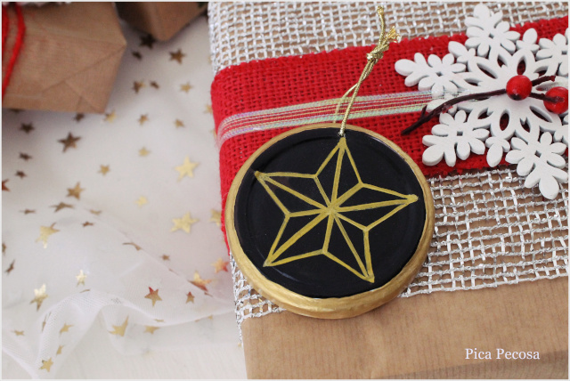 tapas-botes-pintadas-decoracion-navidad-falsas-rodajas-madera-etiqueta-regalo