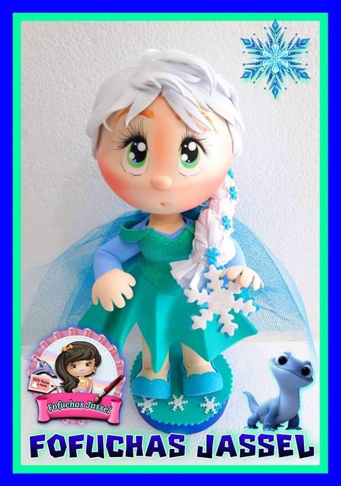 DIY COMPLETO - ARTE COM EVA - BONECA FROZEN - 