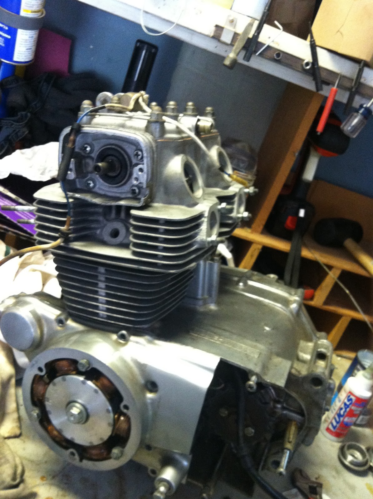 1974 Honda CB200 Rebuild: Reassembly