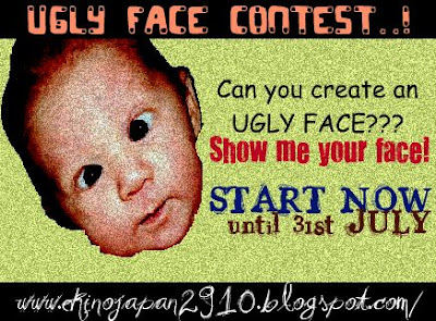 SAYA JOIN UGLY FACE CONTEST
