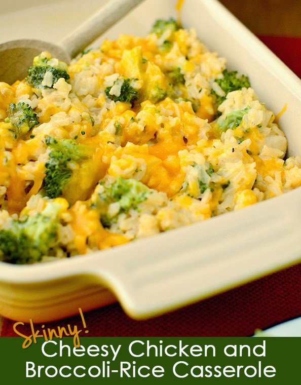 Skinny Cheesy Chicken and BroccoliRice Casserole Damn Delicious Recipes