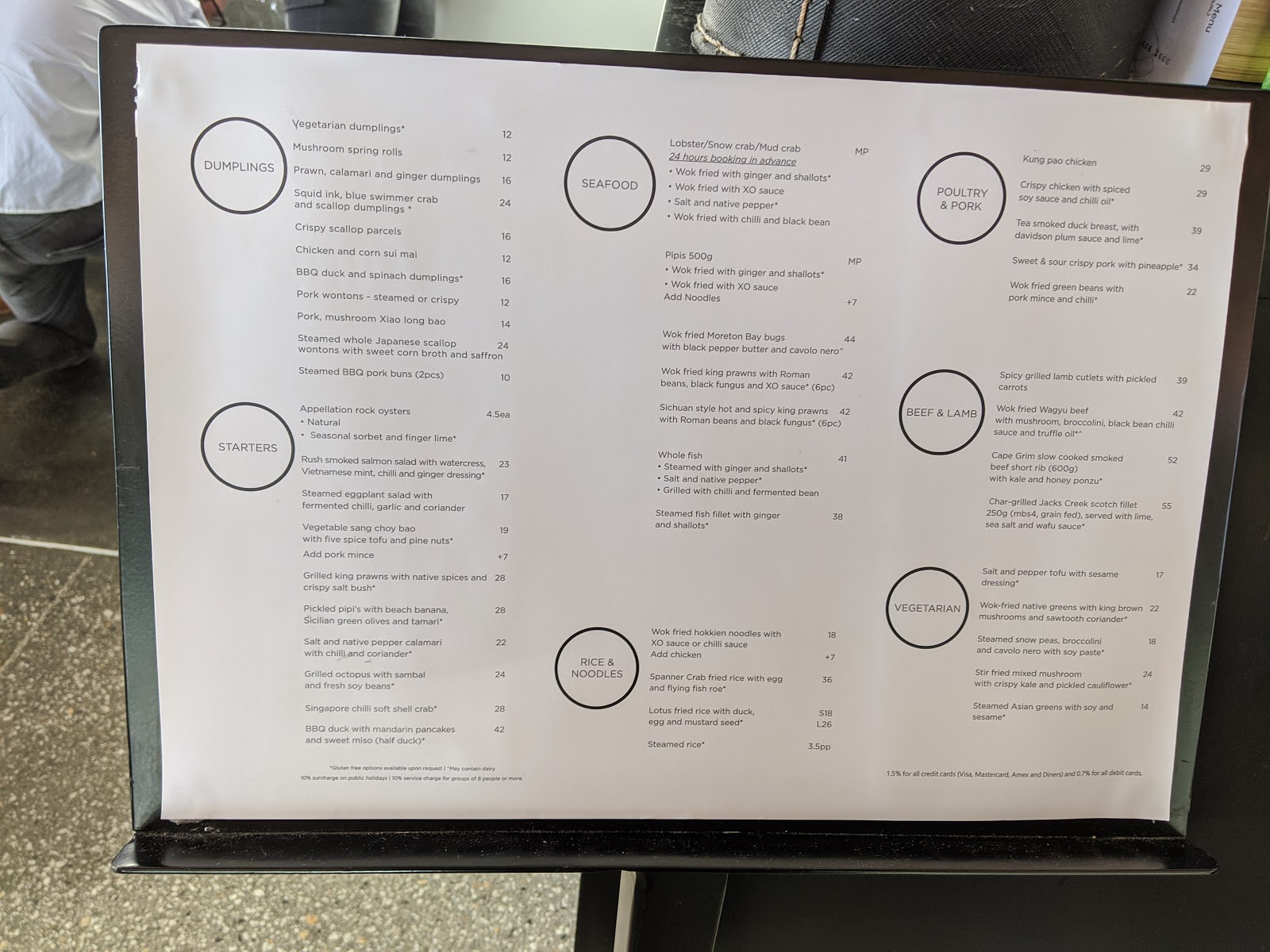 Lotus, Barangaroo Julie's Dining Club