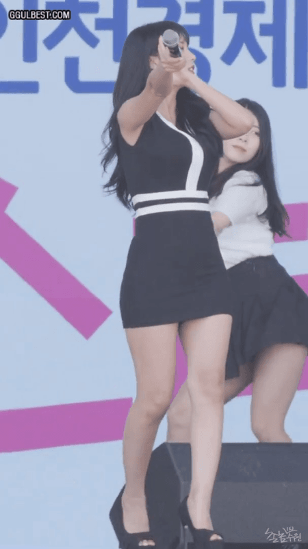 늘씬한 갓데리 홍진영