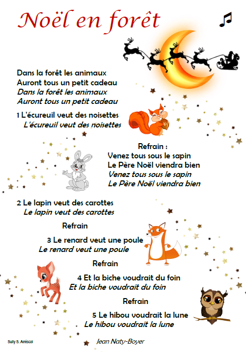 Paroles_Chanson de Noël : Joyeux Noël ! …