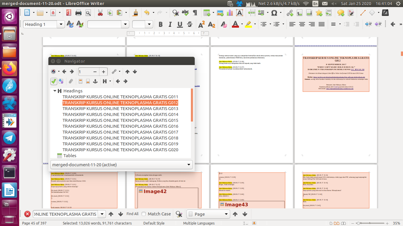 Merge Multiple ODT Documents with LibreOffice (2 Insert Method)