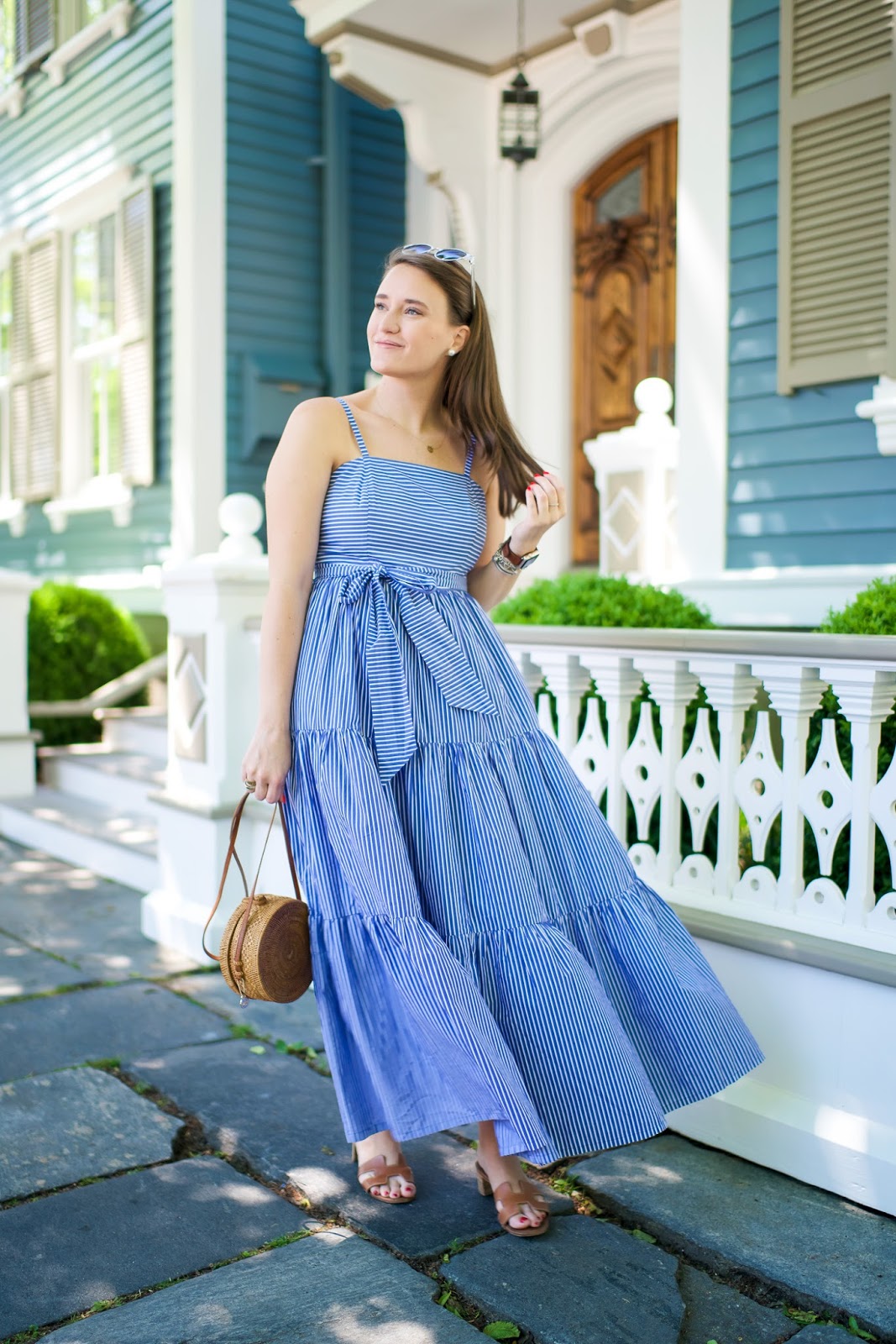 Tiered Maxi Dress in Nantucket | New York City Fashion and Lifestyle ...