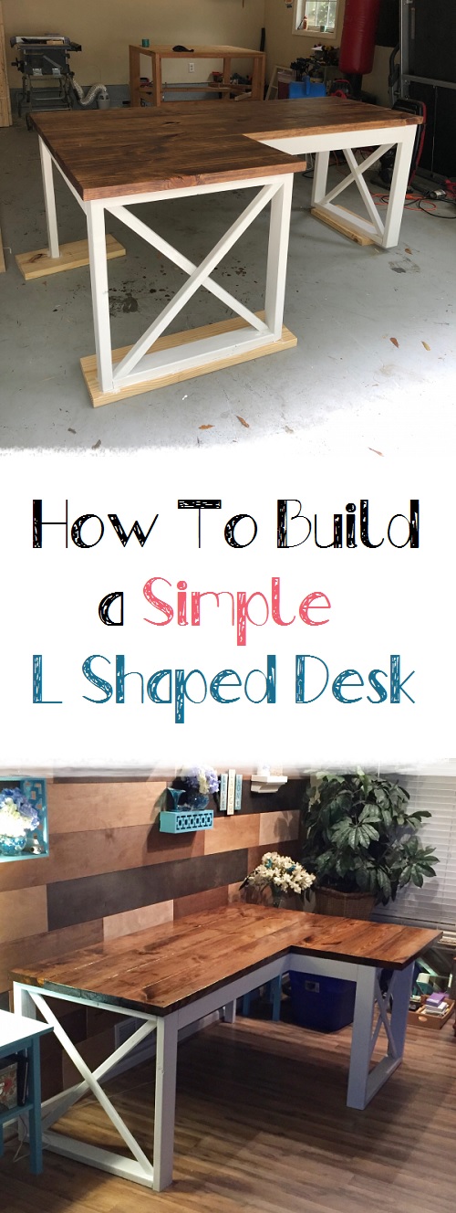 How To Build a Simple L Shaped Desk