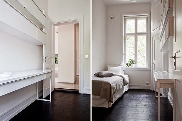 Apartment with high ceilings in Sweden