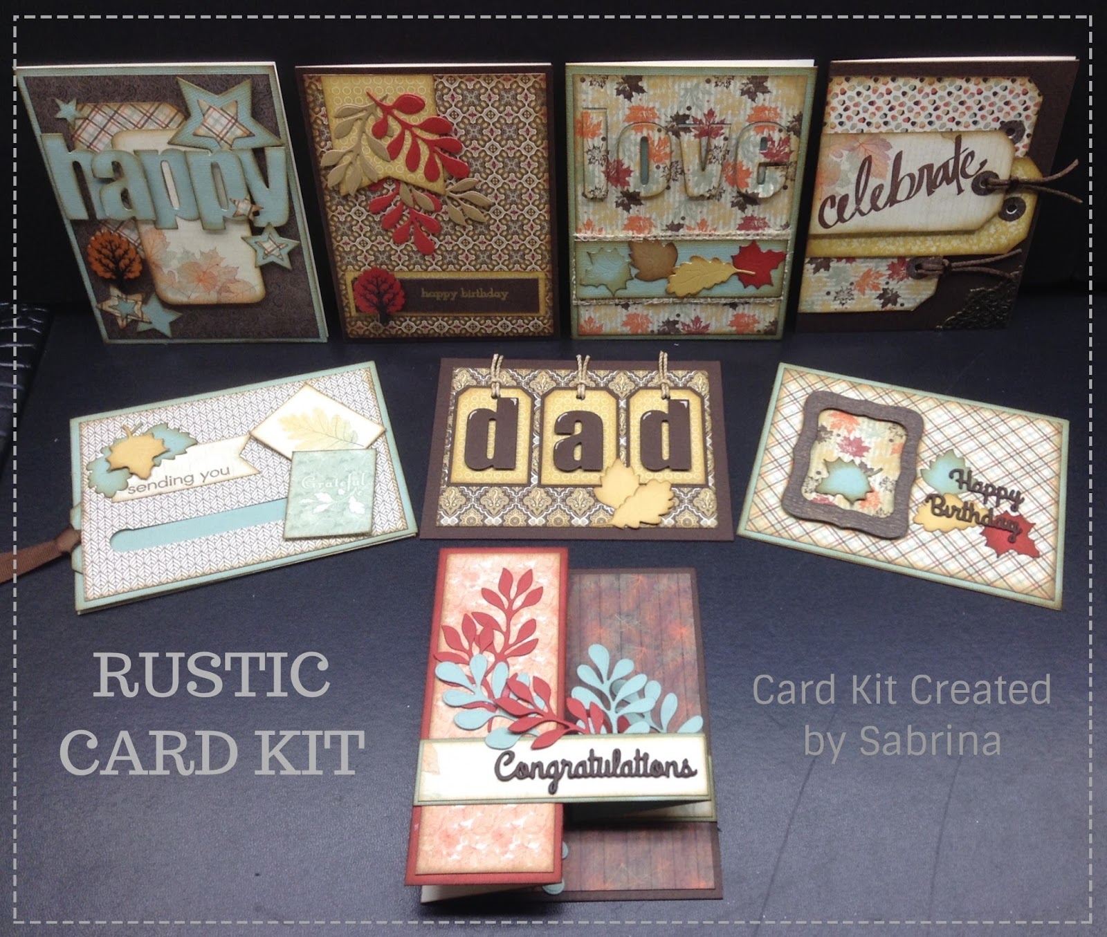 Rustic Card Kits for Sale at Scrapbook Essentials BC Part 2