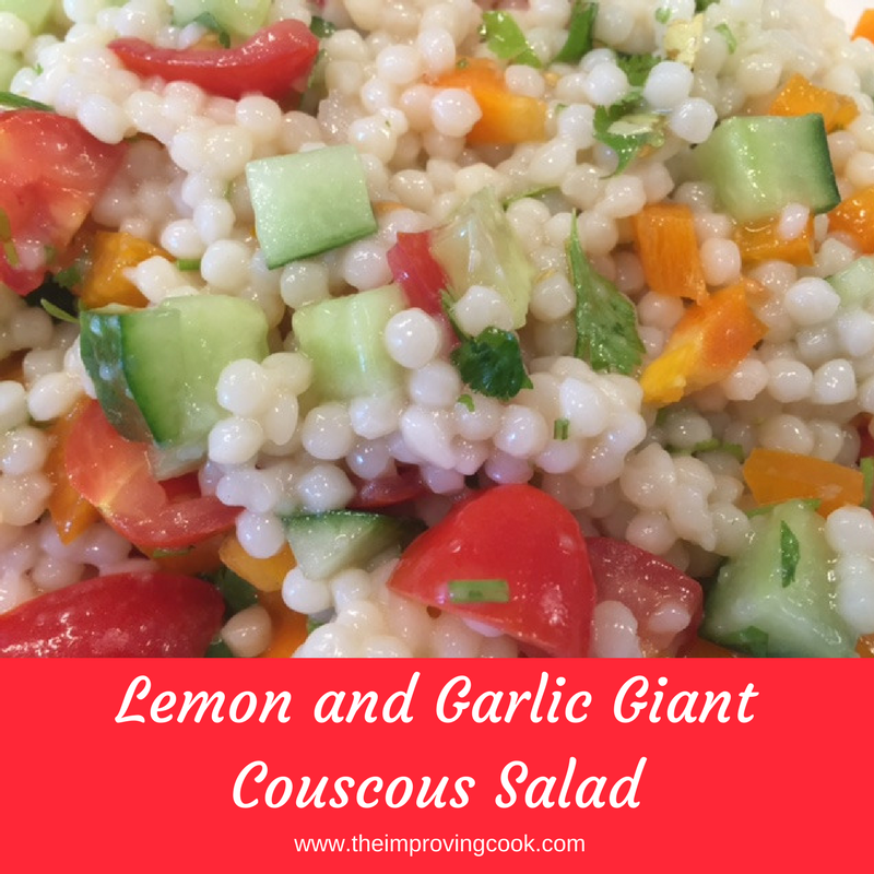 The Improving Cook Lemon and Garlic Giant Couscous Salad