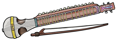 インドの楽器、エスラジ esraj