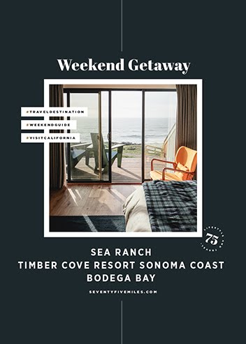 WEEKEND GETAWAY: SEA RANCH - TIMBER COVE - BODEGA BAY