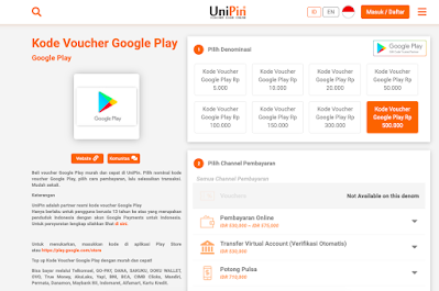 beli voucher google play di unipin - kanalmu