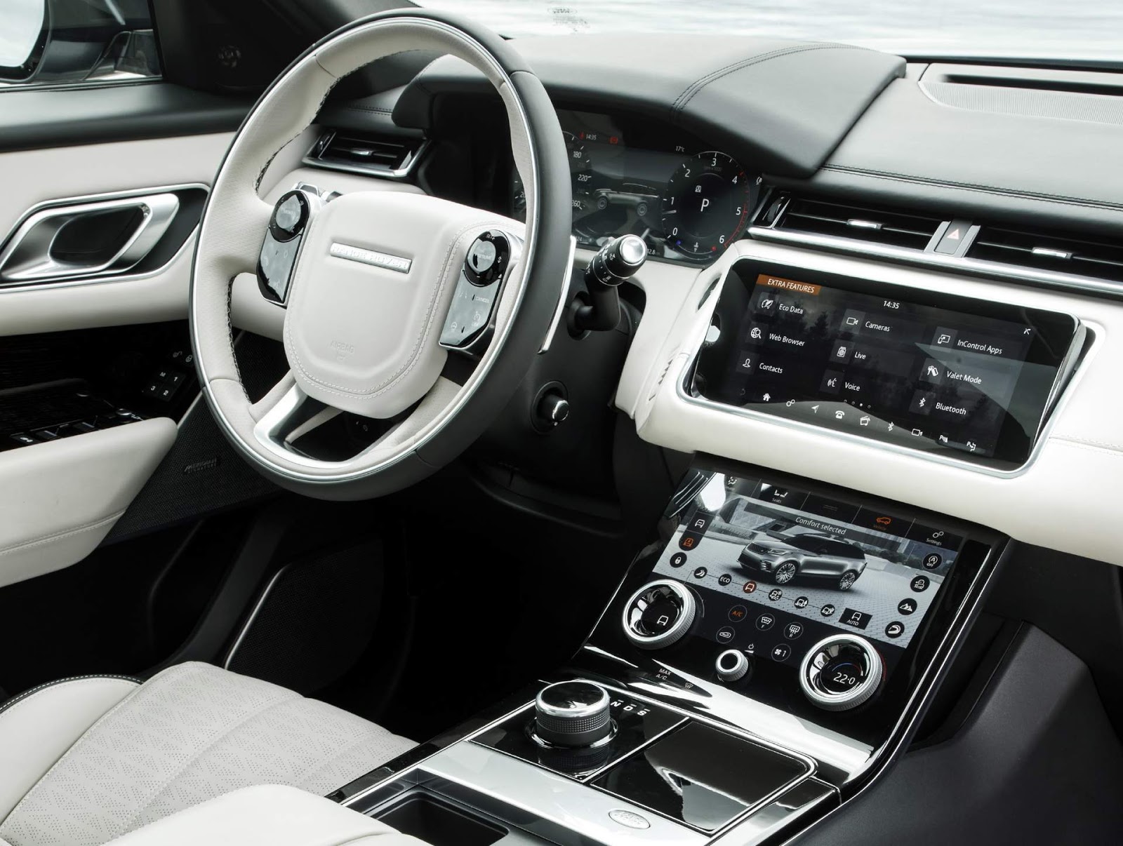 Range Rover Velar салон сзади