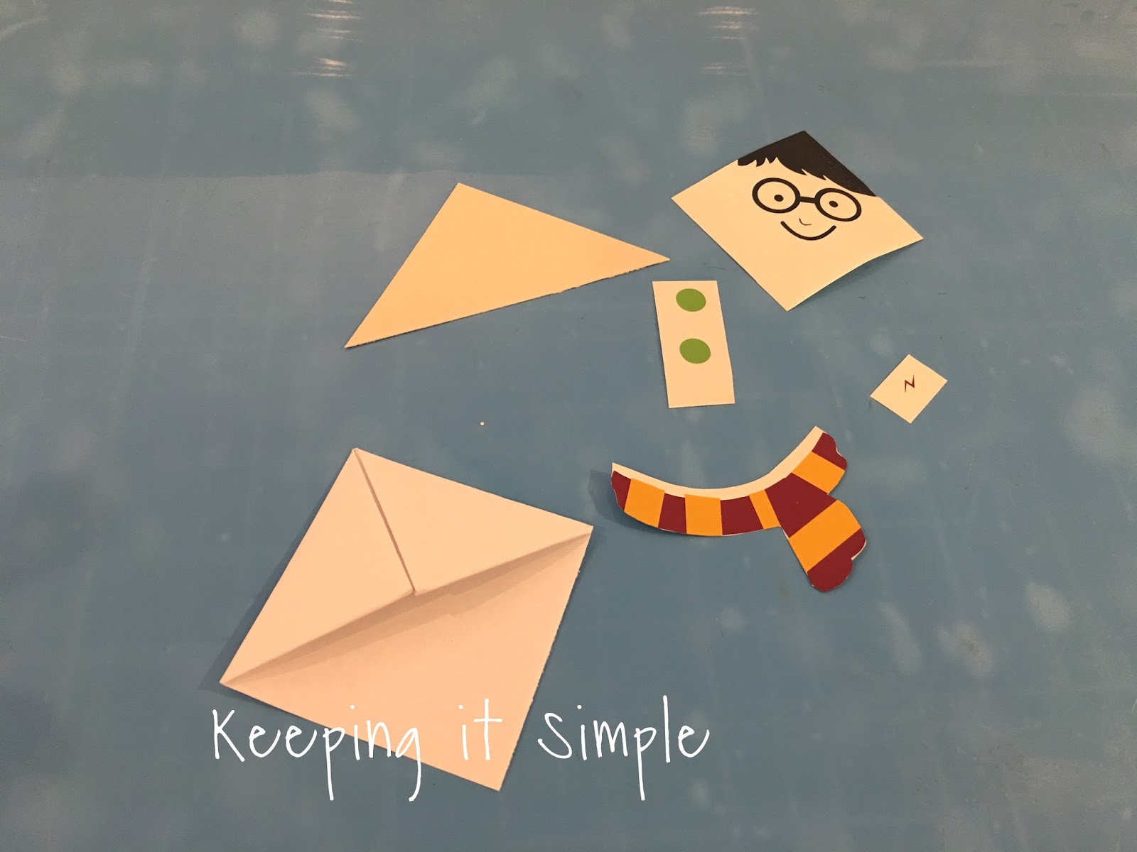 Harry Potter Corner Bookmark with Printable Keeping it Simple