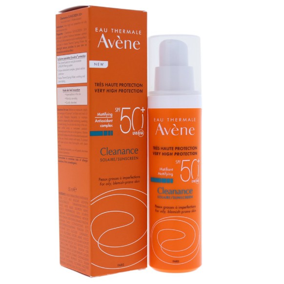 kem chong nang avene cho da dau cleanance solaire spf 50