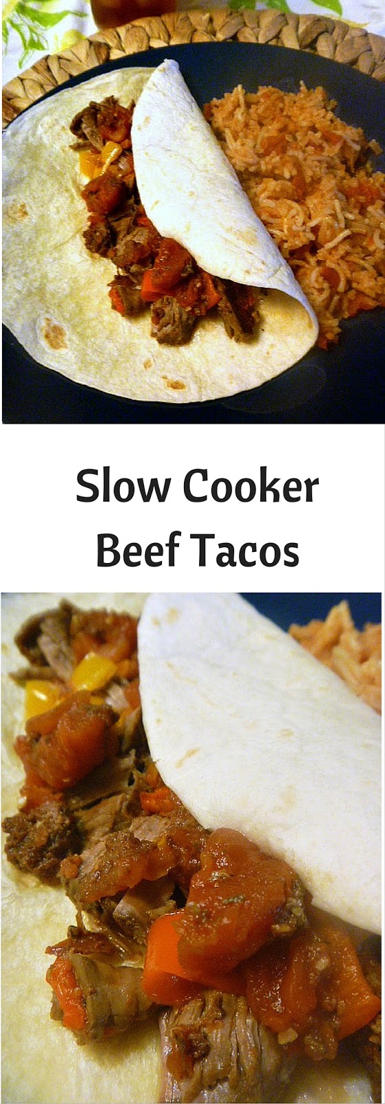Slice of Southern Slow Cooker Beef Tacos
