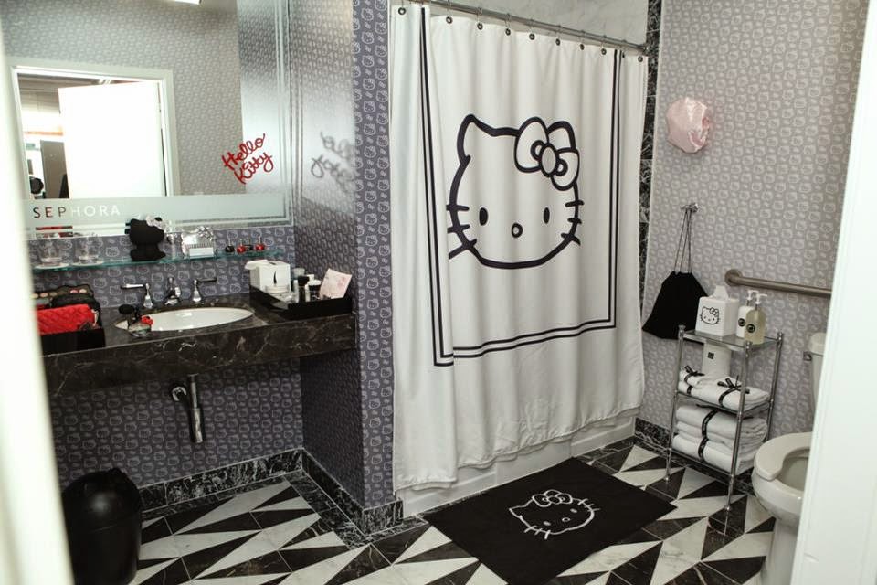 Design Hello Kitty Theme Bathroom Interior Decorations Ideas