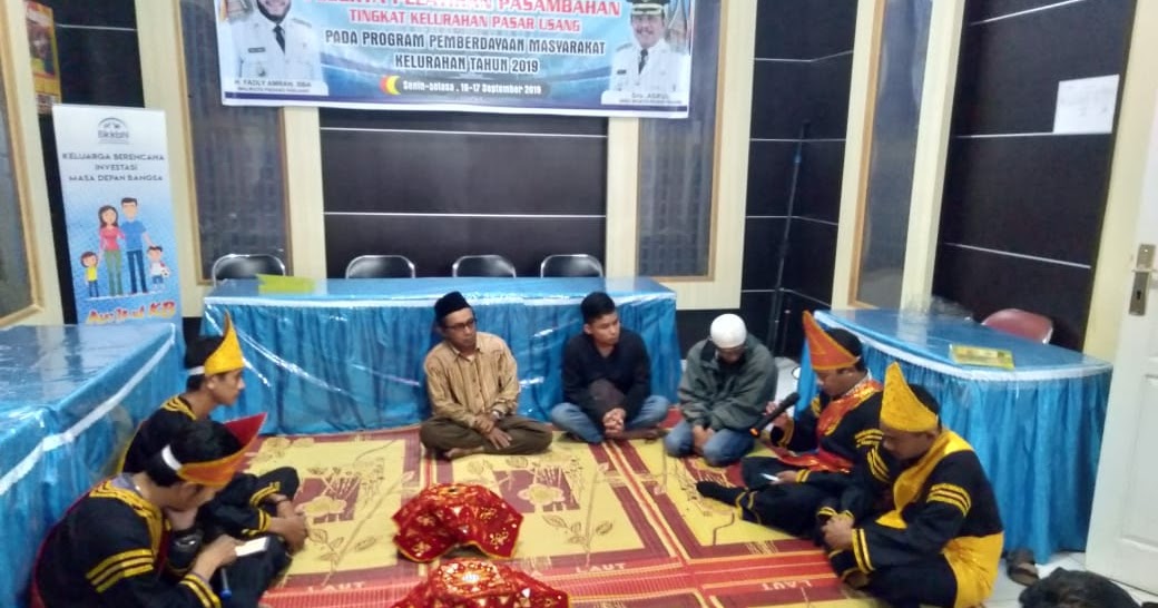 Pidato Minang Sambah Manyambah Gambaran