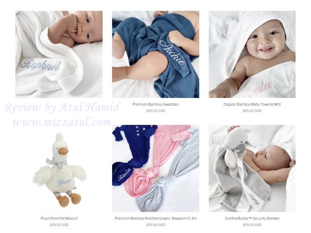 Hadiah dan Barangan Keperluan Bayi Baru Lahir dari RAPH & REMY Personal Baby Gifts