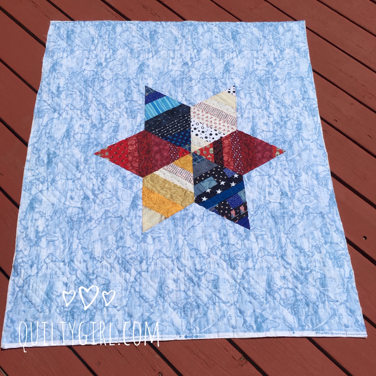 Alycia Quilts - Quiltygirl: String Stars.... and Finished ( or Not) Friday