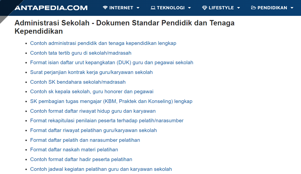 tentang standar tenaga administrasi sekolah tentang standar tenaga administrasi sekolah