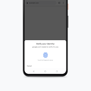 Chrome para Android aumentará la seguridad al implementar autenticación biométrica para pagos con tarjetas