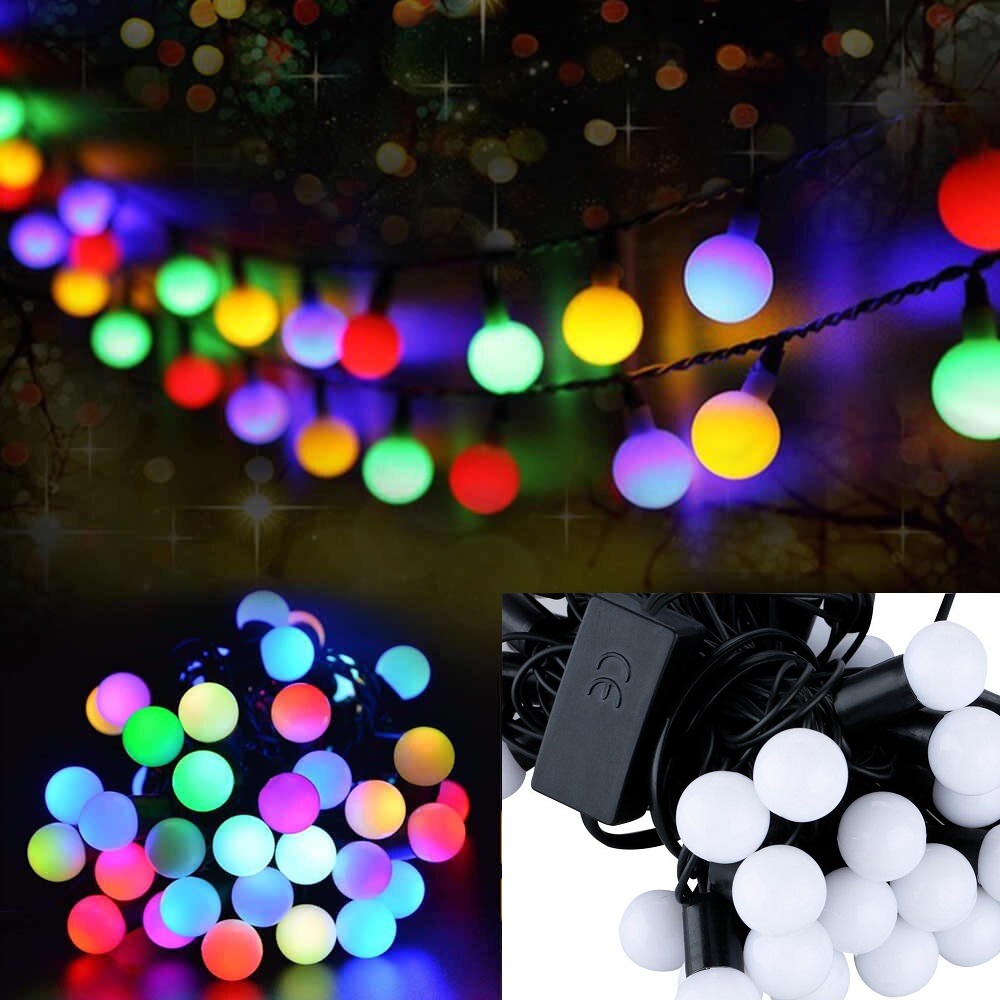40 LED Color Changing Fairy Lights BlackSpiderBD