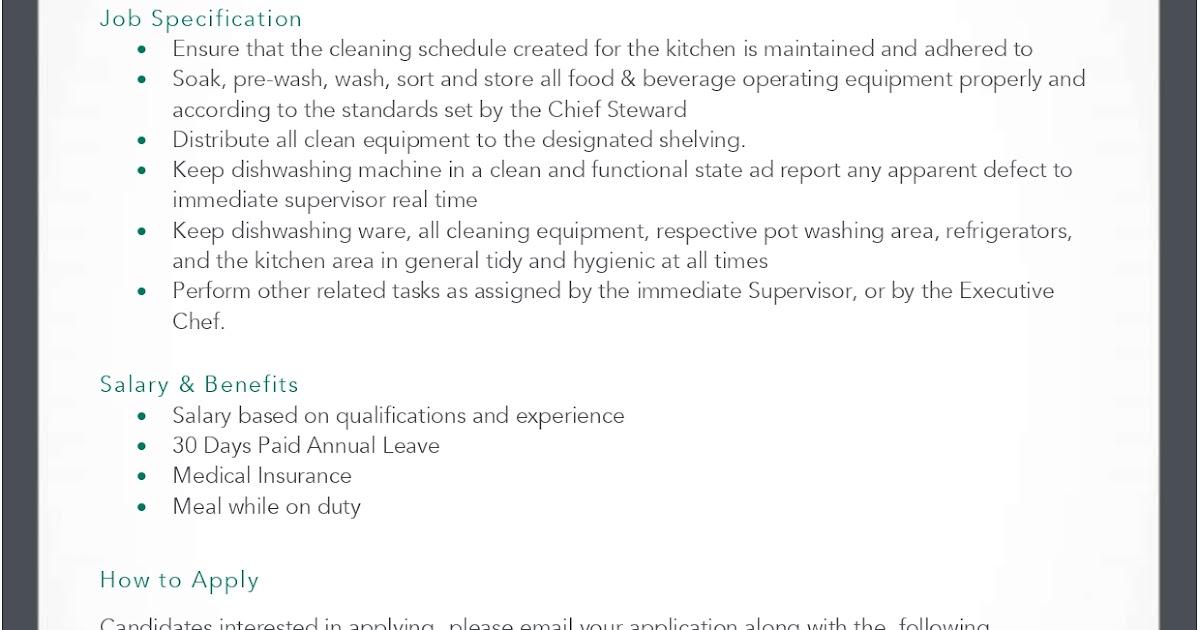 Job Maldives Fresh Jobs in Maldives Steward Job Vacancy at Tree Top