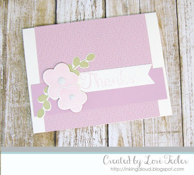 Thanks card-designed by Lori Tecler/Inking Aloud-stamps and dies from Reverse Confetti Thanks card-designed by Lori Tecler/Inking Aloud-stamps and dies from Reverse Confetti