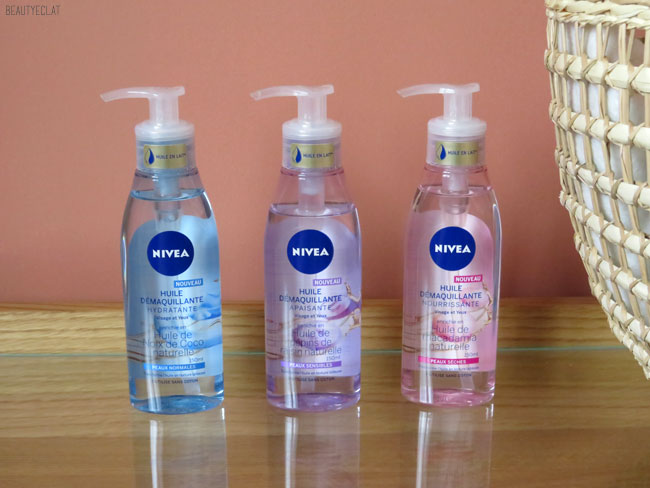 J'ai testé les nouvelles huiles démaquillantes de chez Nivea