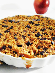 Dolci golosità: Crumble di mele e cioccolato