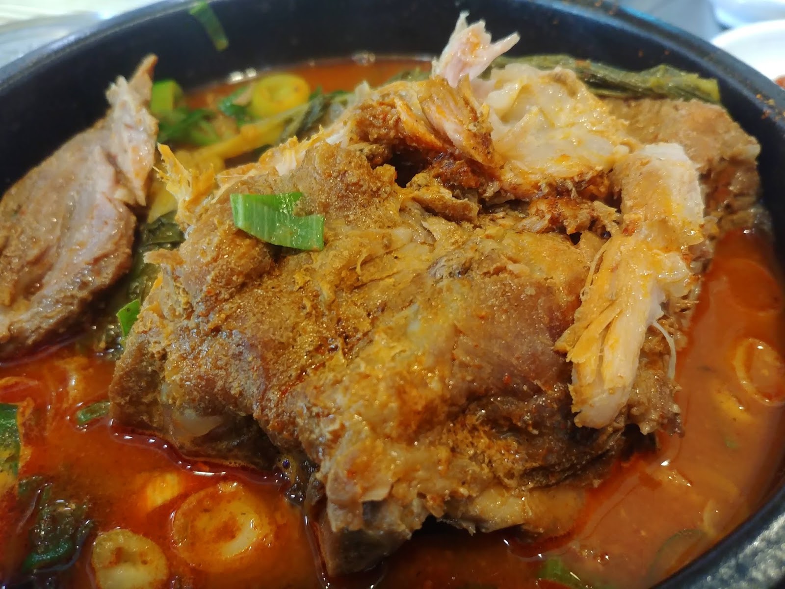 Ppyeo haejangguk is Pork Backbone Stew in korea