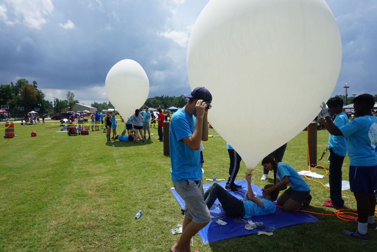 Eclipse Day Experience: Students Launch Research Balloons Into Stratosphere