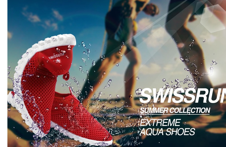 Summer Aqua Shoes / Vacation / Water Part / Beach SWISSRUN KOREAMARKET4U