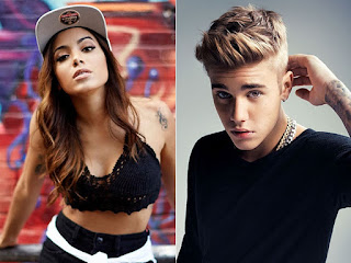 Anitta grava musica com o cantor Justin Bibier Anitta grava musica com o cantor Justin Bibier