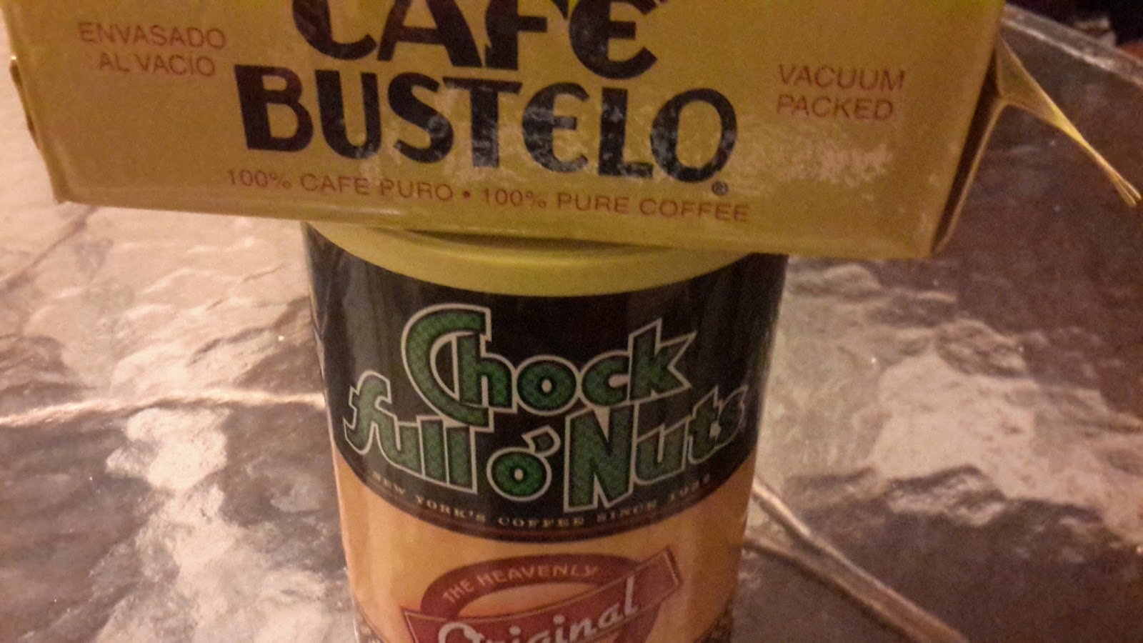The Totalitarian Chef Cafe Bustelo and Chockfull of Nuts