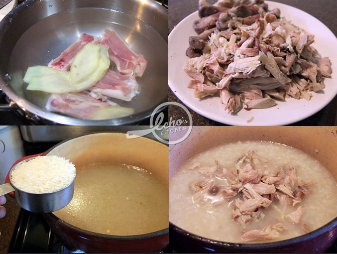 A taste of memories Echo's Kitchen Bird Nest on Chicken Congee 【燕窝鸡丝粥】