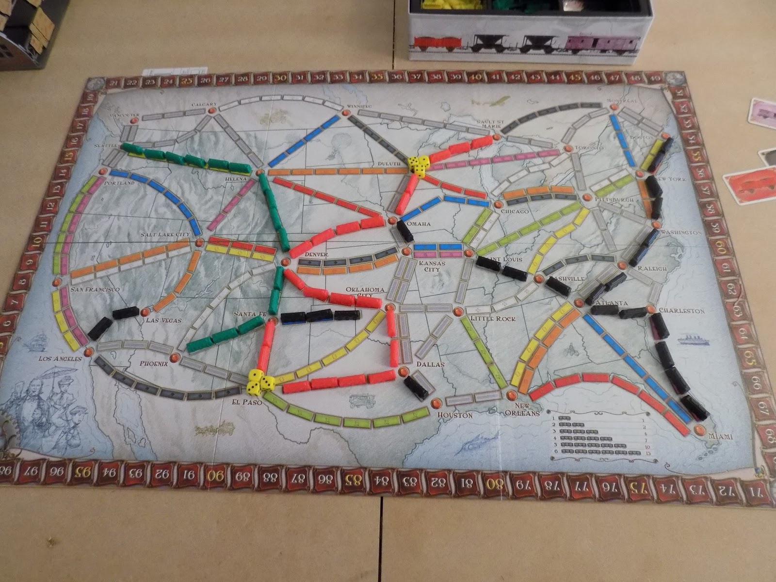 Board Game Corner Ticket To Ride Wargaming Hub