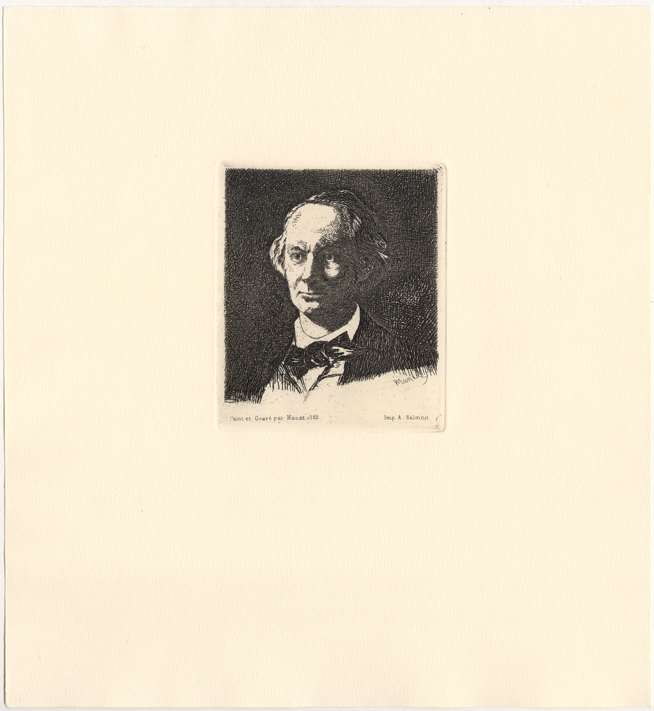 Prints and Principles: Manet's etching of Charles Baudelaire, 1885